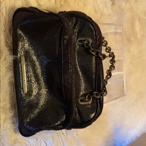 Beautiful, shiny black Stella McCartney bag.